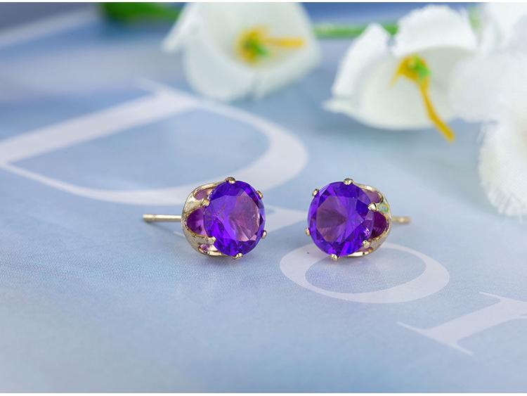 E0110 Korean Style Creative Imitation Zircon Stud Earrings for Women