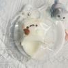 Creative Quirky Cute Squeezable Mini Puppy Bear Pig Slippers Silicone Taba Squishy Kids Toy Gift  Girls Diy Bag Charm Blind Box