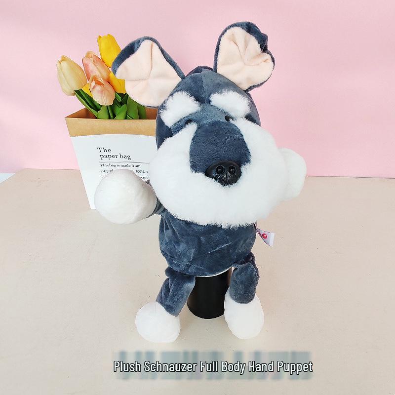 Animal Hand Puppet Plush Toy for Parent-Child Interaction - Storytelling Glove Doll with Movable Mouth