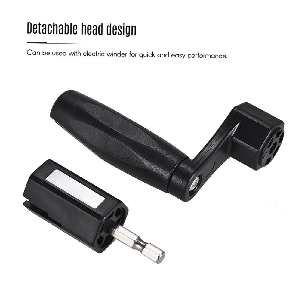 Alice A009CP Multifunctional Guitar String Peg Winder Bridge Pin Puller Electric Screwdriver Drill Bit Guitar Repair
