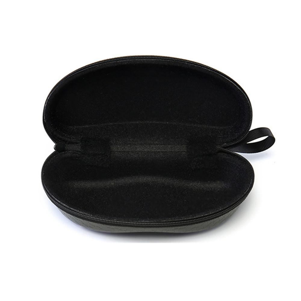Portable Leather Sunglasses Case Women Men Glasses Box Zipper Eyeglasses Protector Box Hard Eye Glasses Case Eyewear Accessories