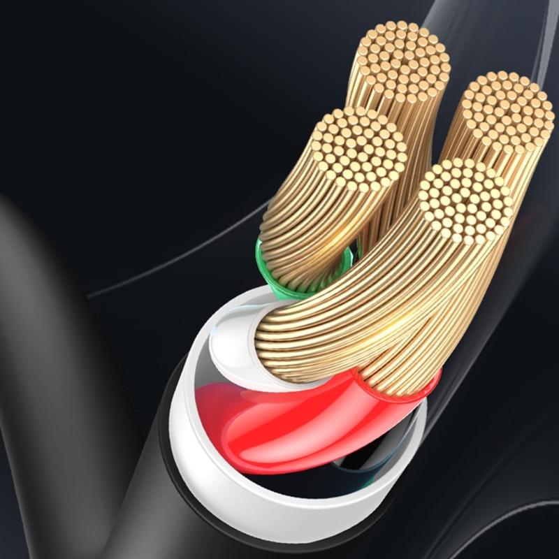 2 in 1 90 Degree Elbow USB Fast Charging Cable 66W Type C Spring Retracted Cable for Latop Car Charging Accessories