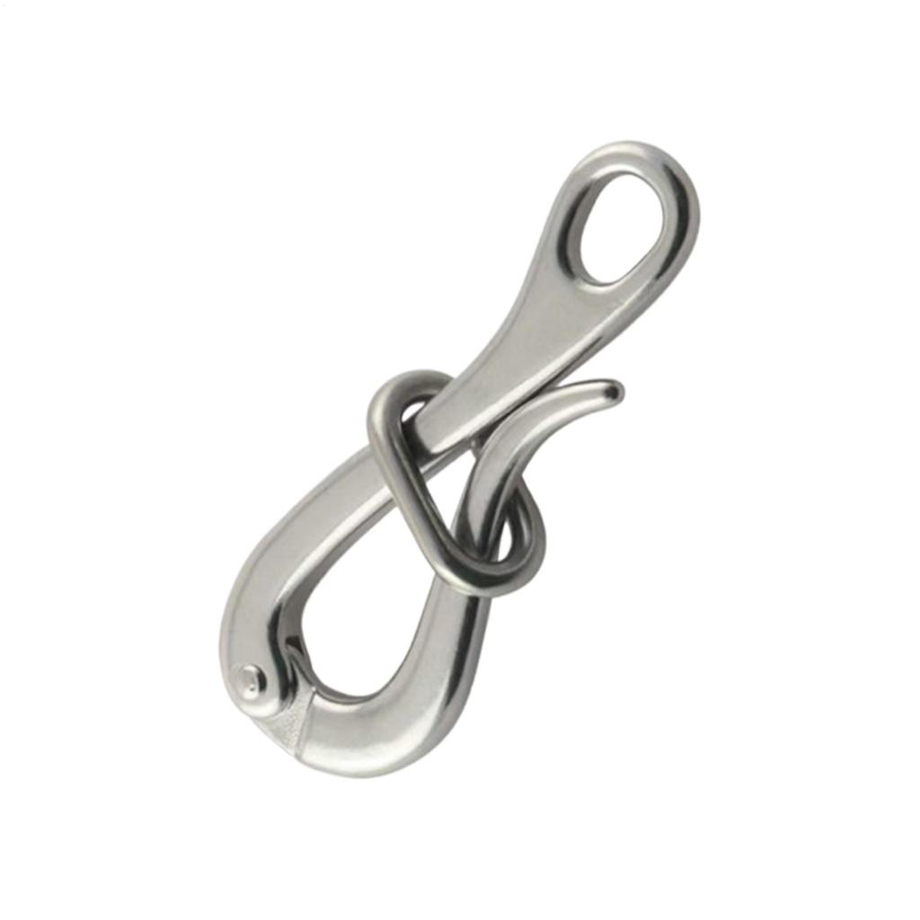 Bolt Pelicans Hook Clips Stainless Steel Hook Eye With Quick Release Link Crane Hooks For Sailing Boat Yacht Accessories