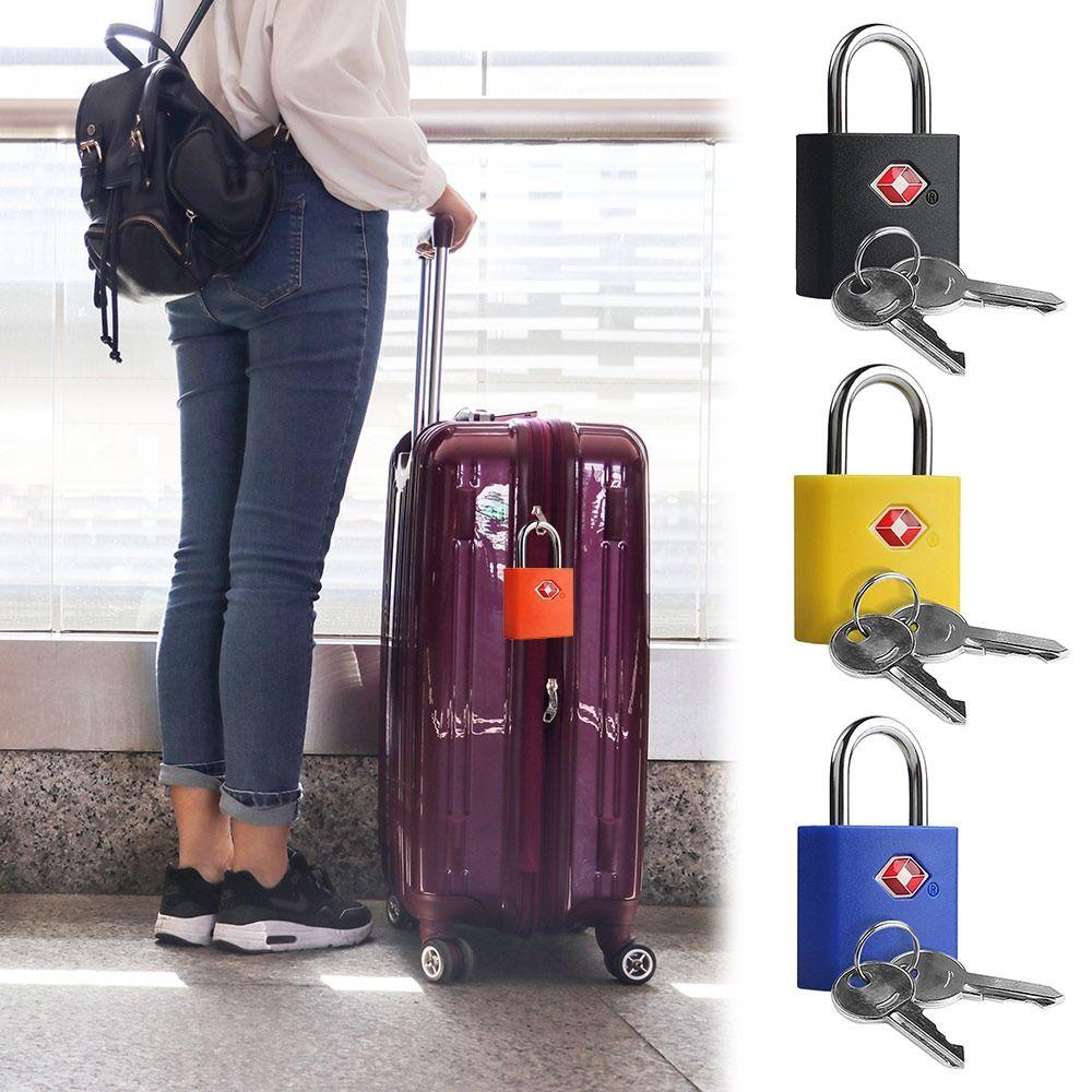 Zinc Alloy Luggage Lock Mini Security Padlock Portable Cabinet Lock for Travel