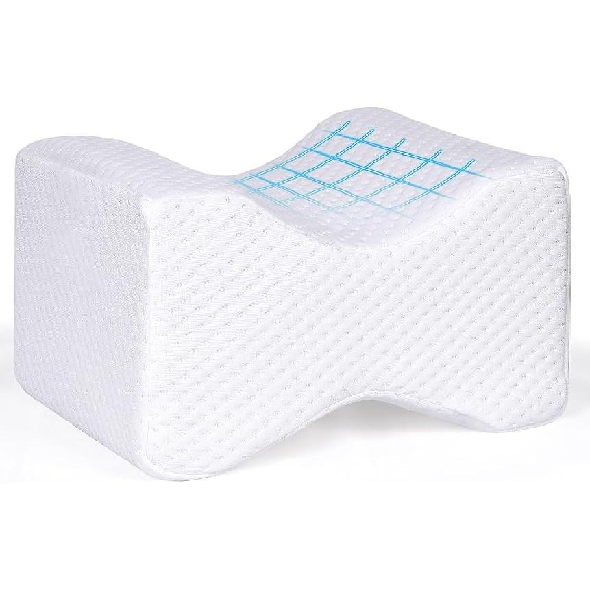 Knee Pillow for Side Sleepers, Leg Pillow Relief for Sciatica, Back, HIPS, Knees, Joints Between Legs Adults | Knee Surgery Gifts
