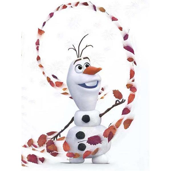 

Алмазная вышивка Олаф Снеговик Полная выкладка Квадратные Круглые Алмазы Вышивка Мультфильм Холодное сердце Мозаичная Картина Искусство Детский Подарок Round 20x30cm