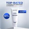 Aqueria Hydrating & Brightening French Face Wash with Creamide Complex | Deep Cleansing, Non-Drying, Non-Stripping Gentle Cleanser for Dry To Norma