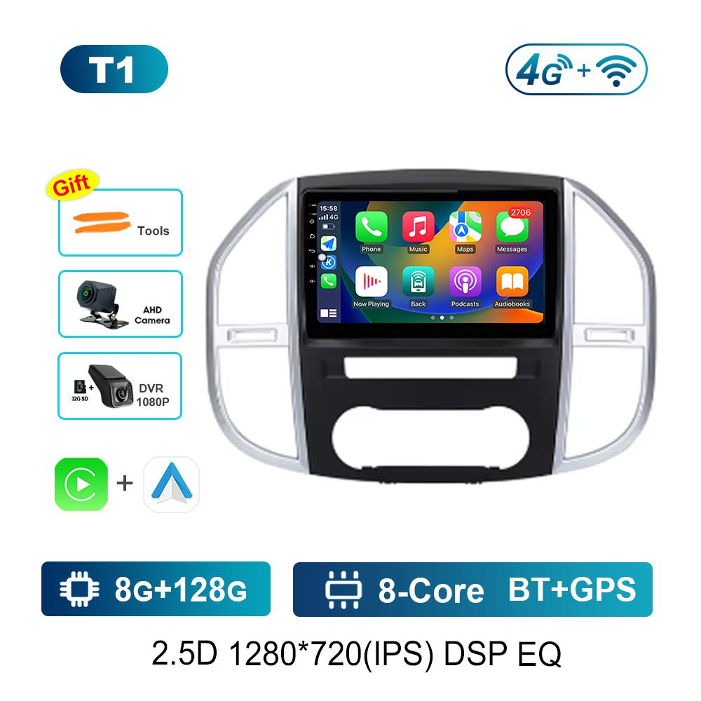 10.1'' Android OS Carplay Car Radio Multimedia Player for Mercedes Benz Vito 3 2014 - 2020 GPS Navi WiFi HD Screen 4G Auto Tools