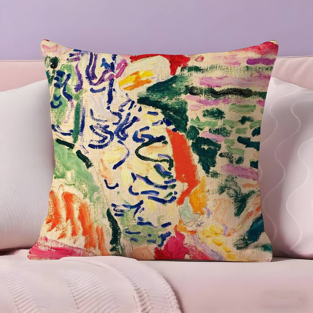 

H-Henri M-Matisse Наволочка для подушки с изображением картины Ультрамягкая, приятная для кожи ткань Облачный комфорт и скрытая молния 30cmx30cm