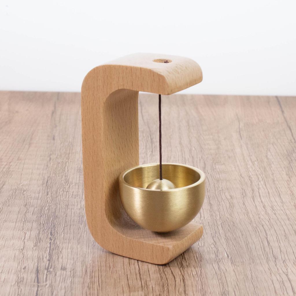 Wireless Black Walnut Entry Reminder Doorbell Pendant