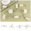 with Extension Hose E27 Lamp Holder Converter Bulbs Adapter E27 Light Socket Splitter   Office