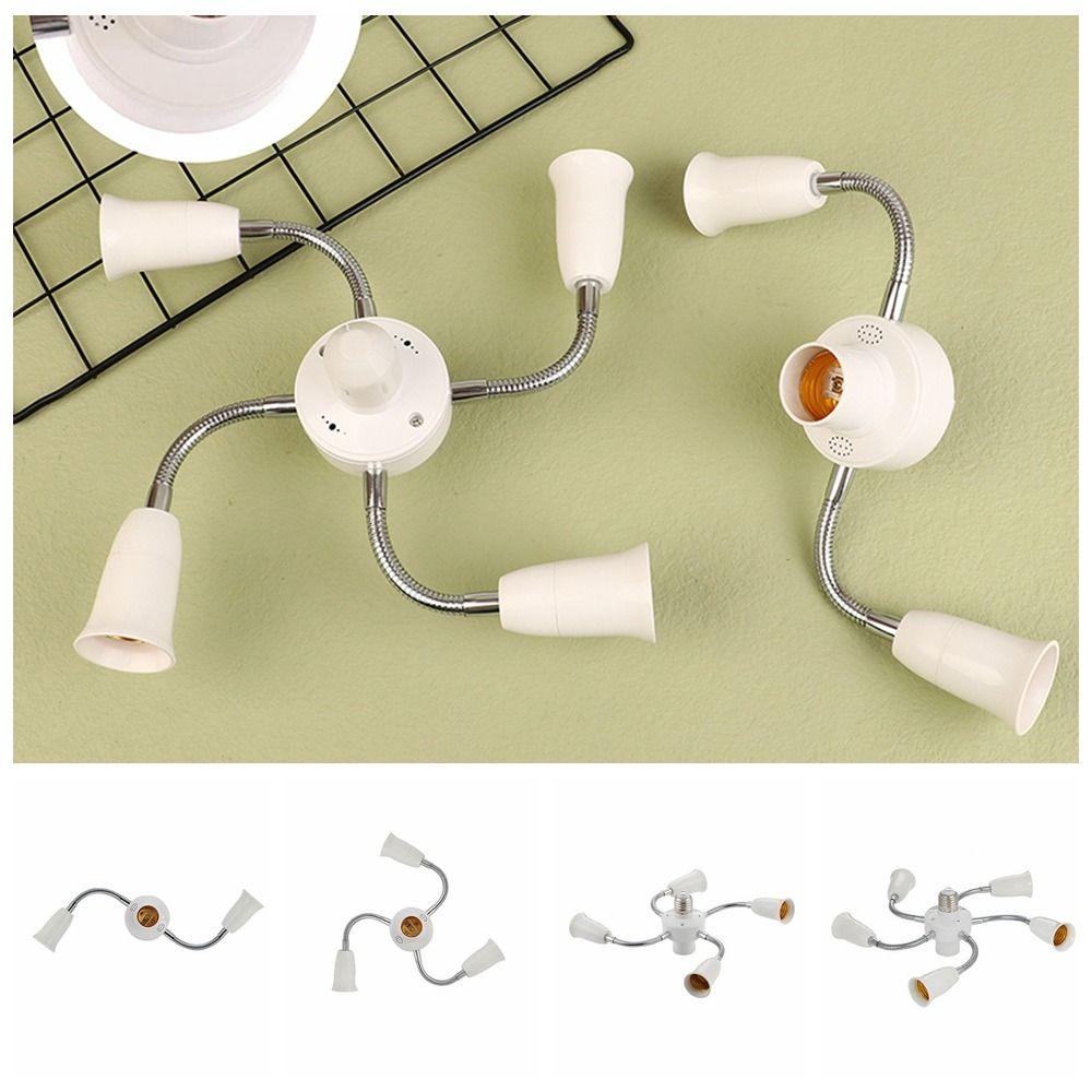 with Extension Hose E27 Lamp Holder Converter Bulbs Adapter E27 Light Socket Splitter   Office