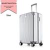 Durable Aluminum Frame Suitcase - 26-Inch Large Capacity, 24-Inch Carry-On, 20-Inch Trolley