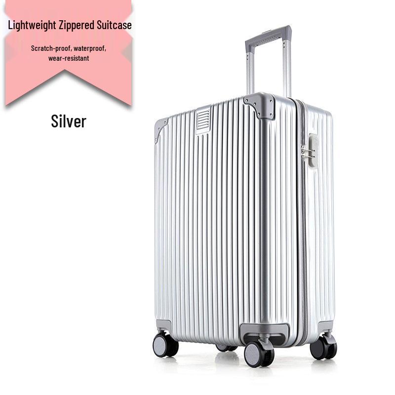 Durable Aluminum Frame Suitcase - 26-Inch Large Capacity, 24-Inch Carry-On, 20-Inch Trolley