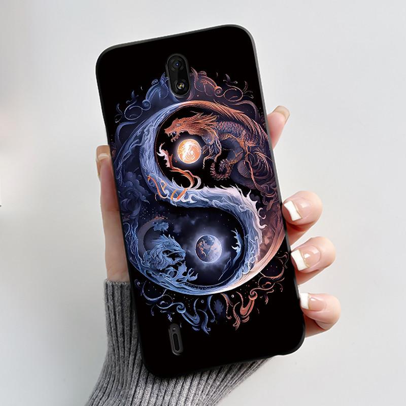 Cute Rabbit Love Heart Funny Phone Case For Nokia C1 Plus C2 Case Soft Silicone Back Cover For NokiaC1 C 1 Plus Fundas C 2 Coque