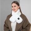 Winter Heating Scarf For Women Men Temperature Scarf 3 Gears Adjustable USB Charging Heat Control Neck Warmer Washed Directly