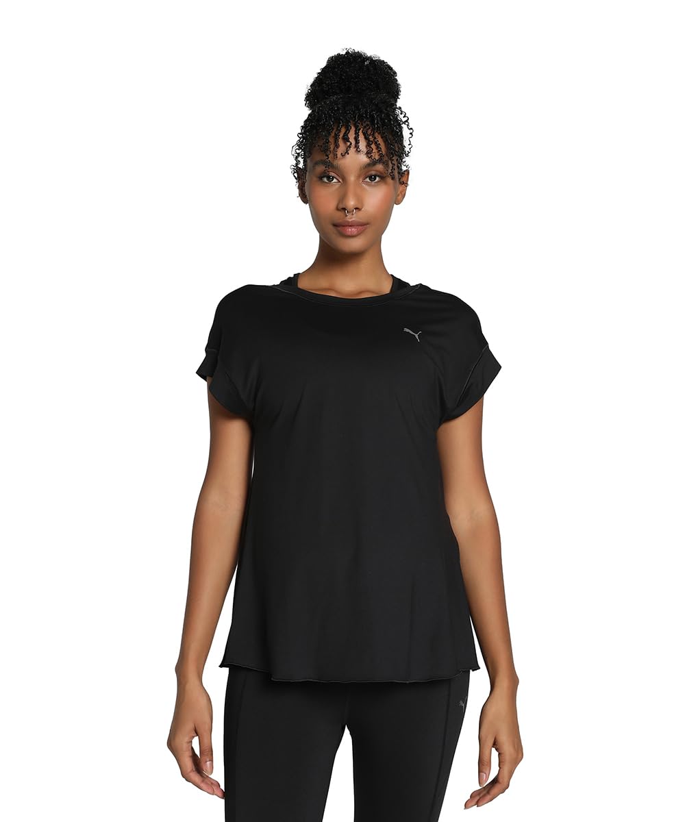 

Puma MATERNITY STUDIO Оверсайз Футболка с коротким рукавом Черная для и Тренировок Женская (524857), Осень/Зима 2024, (01), Спортзал, Упражнения, Спорт,