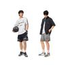 Li Ning Anti-Five Series Sport Minimalist Lös Passform Färgblock Casual Shorts Herrshorts Järnblå-Grå AKSV039-6