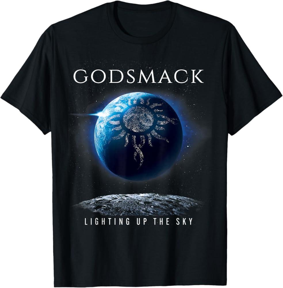 New! Godsmack Lighting Up The Sky Cotton Shirt Unisex Concert S to 5XL SG226 Unisex T-Shirt