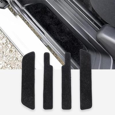 LUCKEASY Mitsubishi Delica Side Step Mats Set Suitable for Delica 2019 Protects Against and Interior Car D5 - 4-piece (Black) - D5 (November -