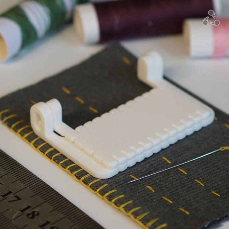 2 stk Sømguideklips på Sykantguide Nålemåler Bærbar Måleverktøy For Nybegynnere Quilting Håndarbeid Kantfald Kant DIY