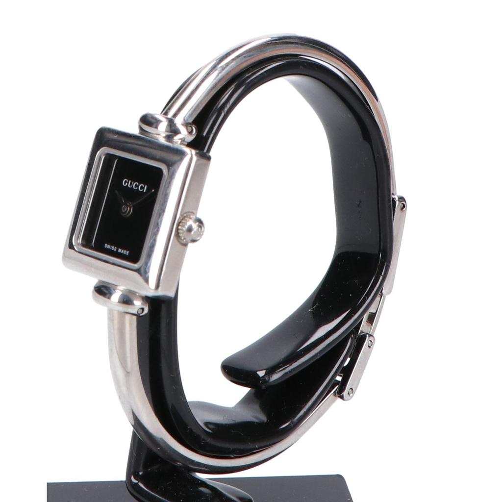 GUCCI 1900L Swearface Quartz Bangle Watch/ Watches SilverUsed