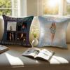Debbie Gibson Pillow Case Anti-dustmite Pillowcase Invisible zipper silky short plush Sofa cushion cover