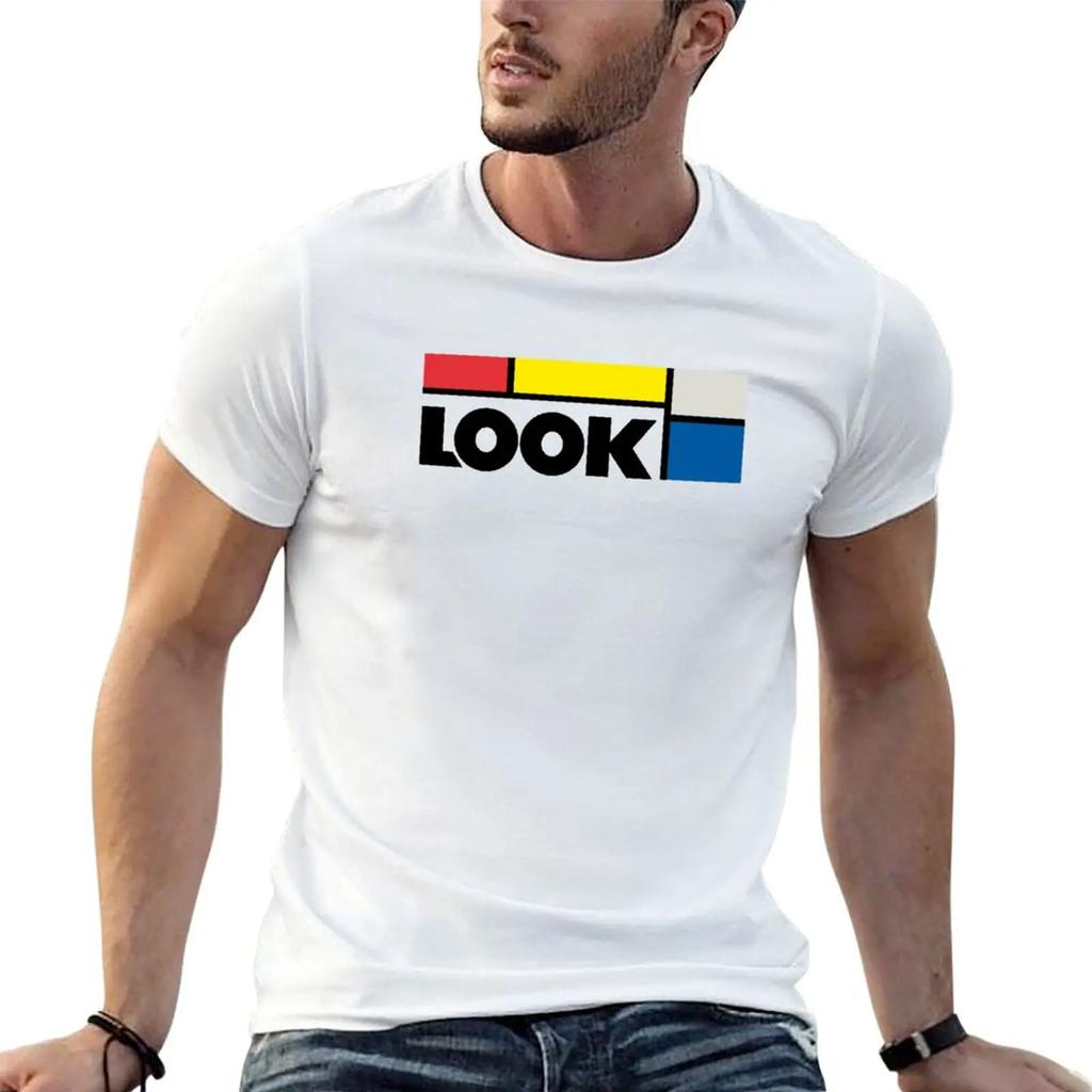 LOOK BIKE T-Shirt Designer Shirts Graphic Tee Shirt Sweat Blacks Mens Designer T Shirt