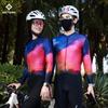 Mens Cycling Jersey Long Sleeve Quick-Dry Breathable Performance Top Road Bike