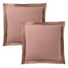 Parure de draps 4 pièces "Premium" pour lit 140 x 190 cm Vieux Rose