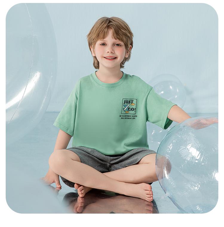 English Bolun Children's 100% Cotton Sleepwear Set