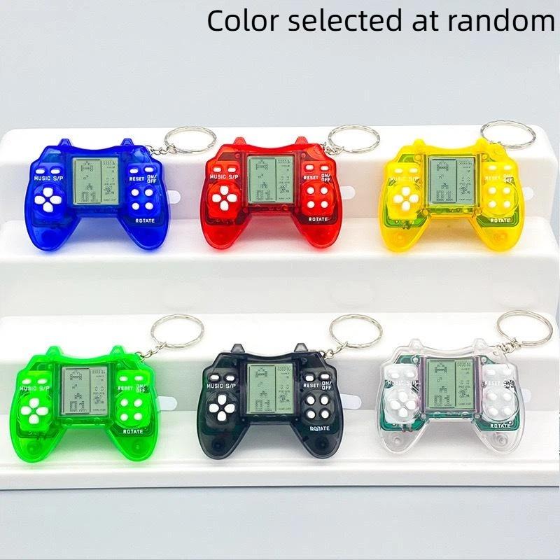 Mini Retro Handheld Game Player Built In Classic Games Portable Keychain Design Ideal For Kids Gifts Travel Leisure