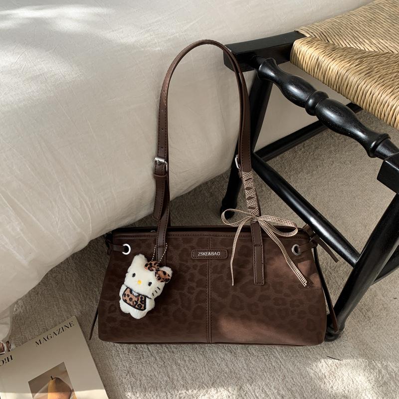 Simple Retro Underarm Bag Women's Autumn New Casual Shoulder Bag Popular Fashion Commuter Bag