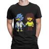 Deltarune berdly a kris Vtipné 100% bavlněné tričko deltarune Horní díly Trička Pro Unisex