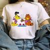 Zogankin Harajuku T Shirt Women Fun Spoof Tops Tee Japnese Anmie Character Print T Shirt 90S