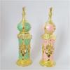 12ml Arabian Palace Style Glass Perfume Bottle, Embroidery Pattern Essential Oil Container, Middle East Design