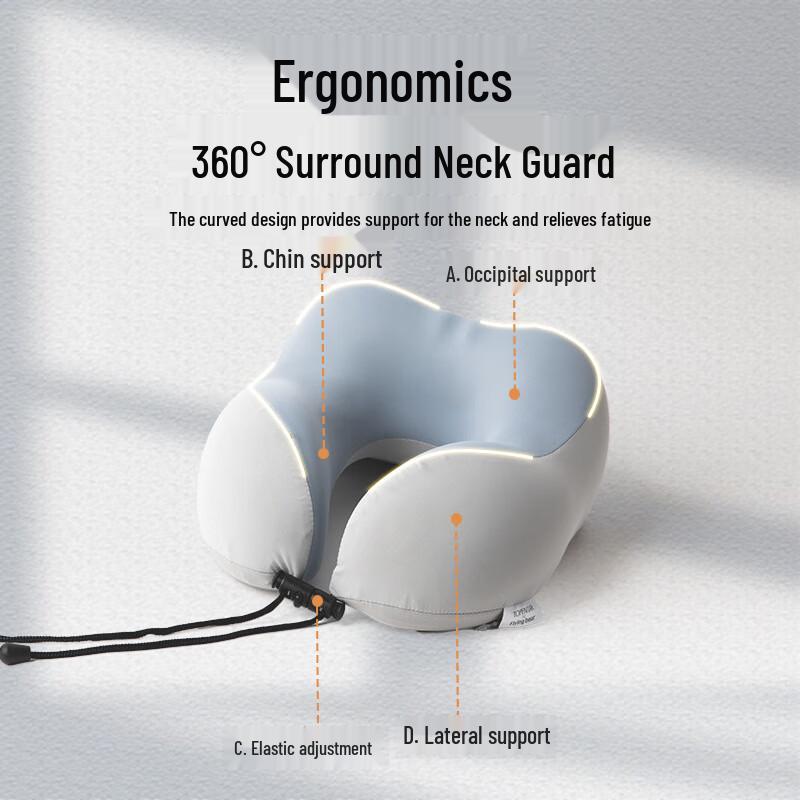 Miling Portable U-shaped Travel Pillow