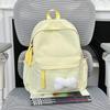 Schoolbag New Japanese Schoolbag Women's Simple Fresh and Versatile Junior High School Students Ins Bow Backpack Casual Backpack