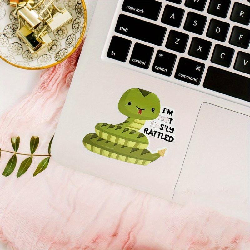 Snake Sticker, Vinyl Stickers, Laptop Decal, Snake Gift, Gift for Him, Cute Sticker, Small Gift Idea, Snake Pun, Snake Decal