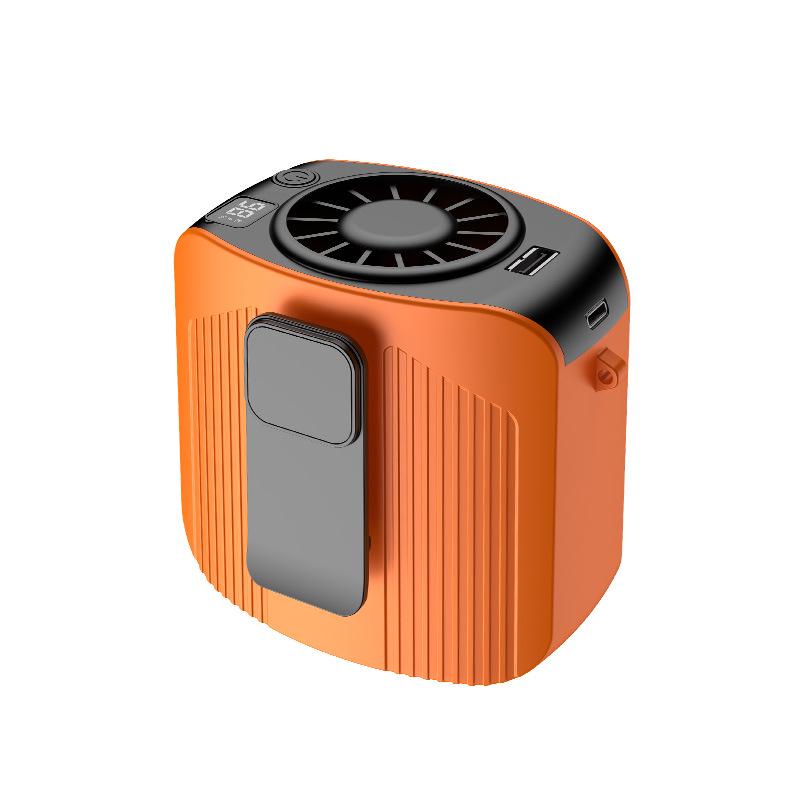Portable High-Speed Hanging Waist Fan with Long Battery Life for Outdoor and Construction Use