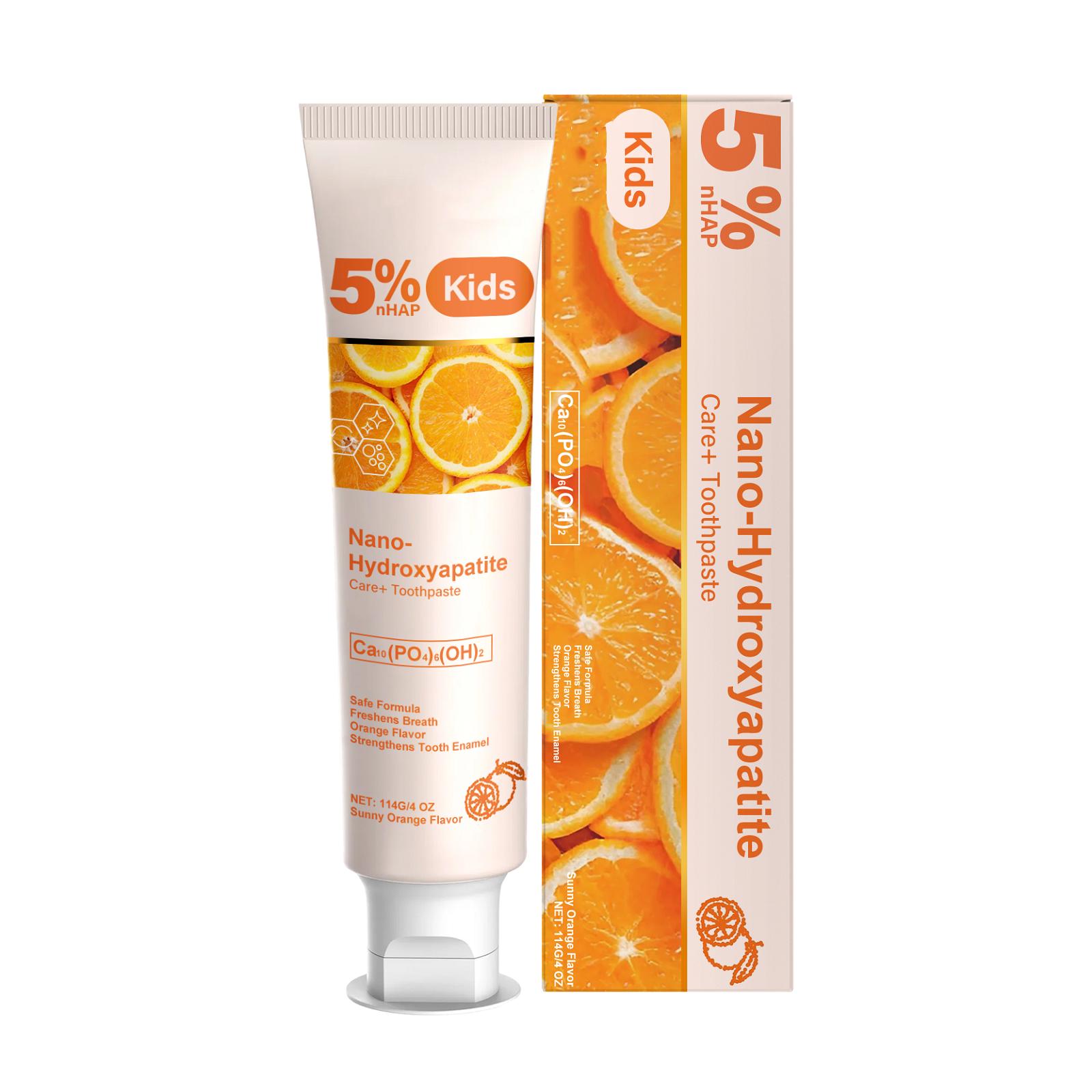 

Детская зубная паста для ухода за полостью рта Длительная защита Здоровье полости рта Зубная паста для свежего дыхания Укрепляет зубы Улучшает состояние десен и предотвращает кариес One Size оранжевый