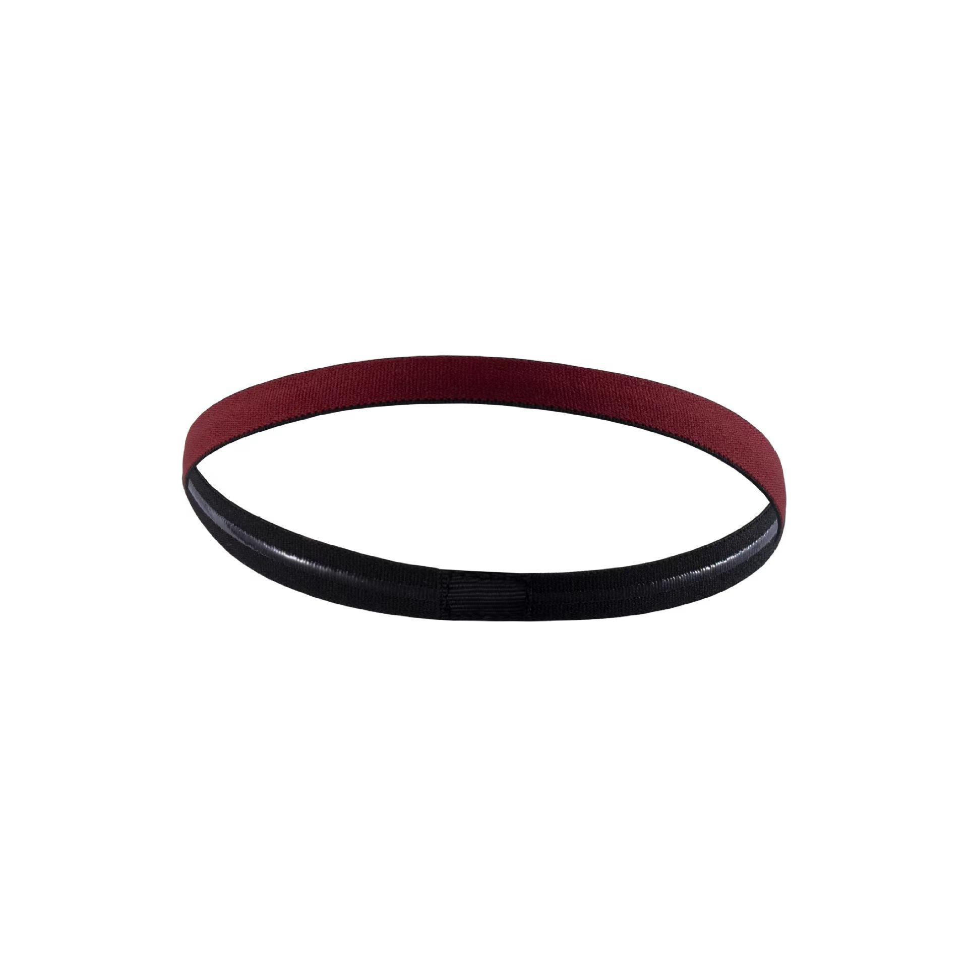 

High elastic and non-slip silicone sports sweat-absorbing headband, spring and summer yoga fitness sweat guide belt, thin sports headband бордовый