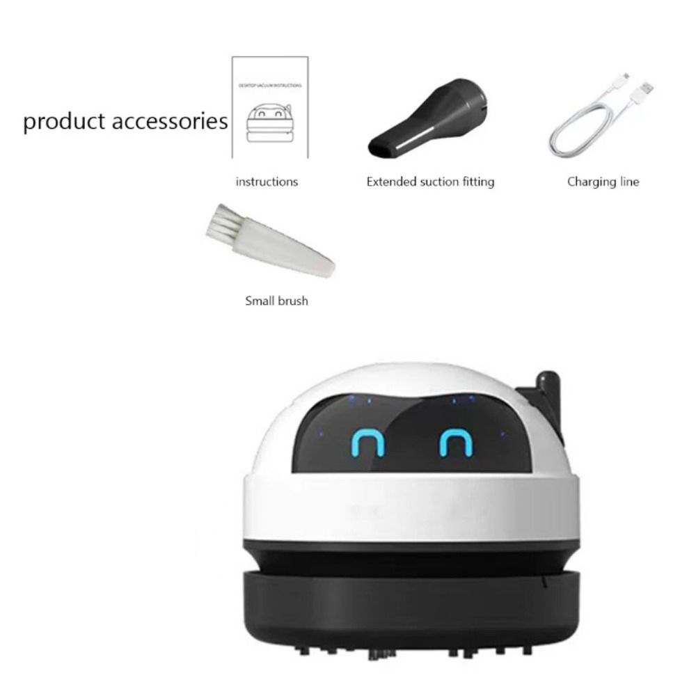 Rechargeable USB Handheld Vacuum Mini Size Desk Table Dust Vacuum  Small Space