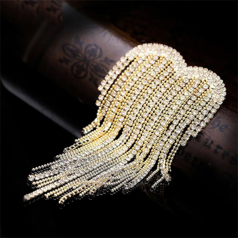 Korean Style Tassel Brooch Women s New Heart-Shaped Chest Flower Socialite Brooch Grand Cardigan button Stitch Coat Accessory золотой