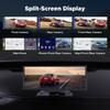 LAMTTO 9.26 Wireless Carplay and Android Auto with 2.5K Dash Cam, 1080P Backup Camera, Portable Touchscreen GPS Navigation for C