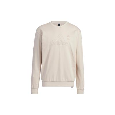 Leichtes Langarm-Sweatshirt mit Rundhalsausschnitt für Herren, Oberteile, Wundergrau, Beige-Braun, IA6953