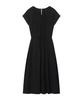 Marot Raglan Dobby Cotton Dress_Black
