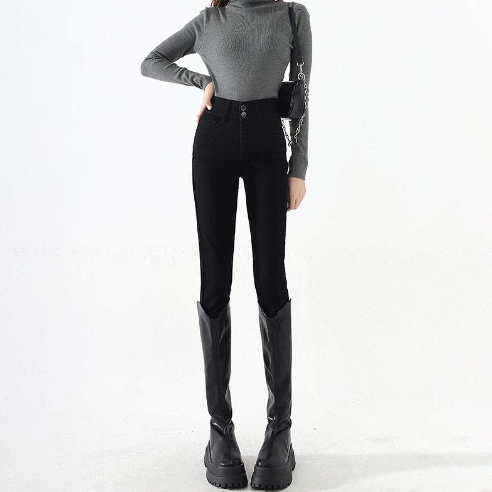 Xiaoxiangfeng Elastic Slim Fit Slim Pants Jeans 2025 Autumn and Winter New Pencil Jeans