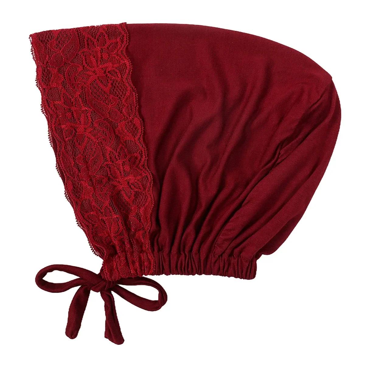 

New Soft Muslim Stretch Turban Hat Inner Hijab Caps Islamic Underscarf Bonnet Hats Female Beanie Headwrap Turbante Mujer