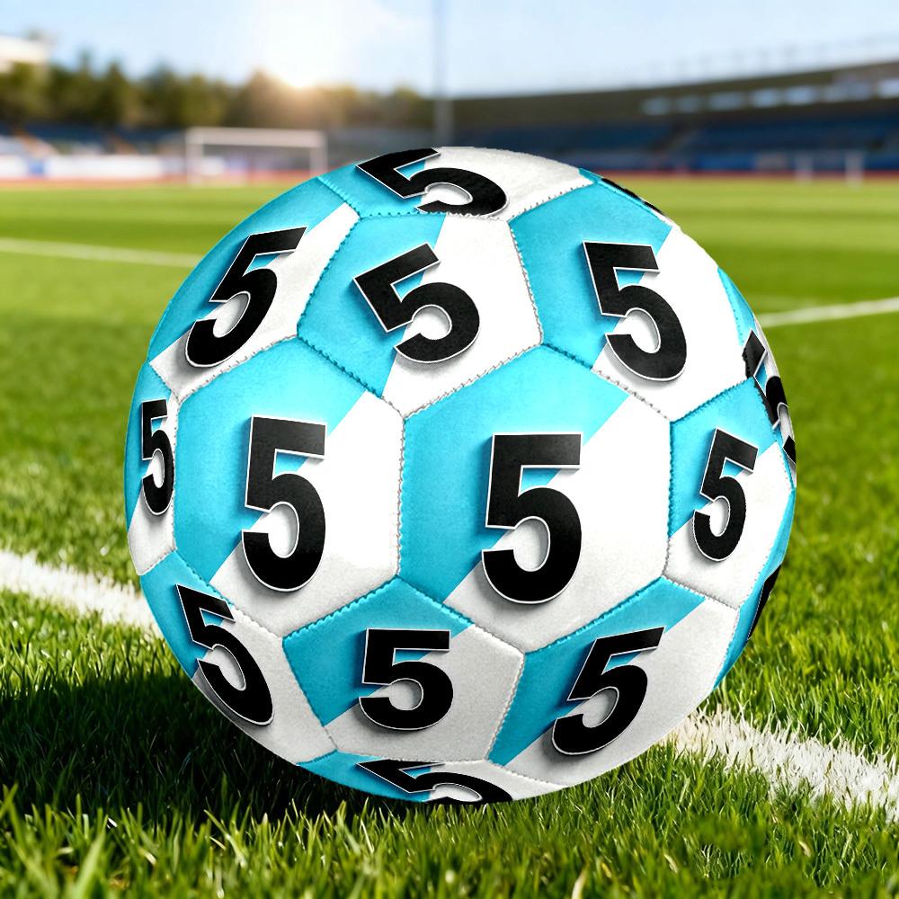 1pc Size 5 Number Five Soccer Ball, Professional Match/Training Ball, Suitable for Indoor and Outdoor Sports Games. Y62796